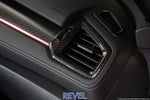 Revel GT Dry Carbon A/C Vent Covers Civic Type-R FK8