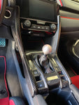Revel GT Dry Carbon Center Console Side Panels Civic Type-R FK8