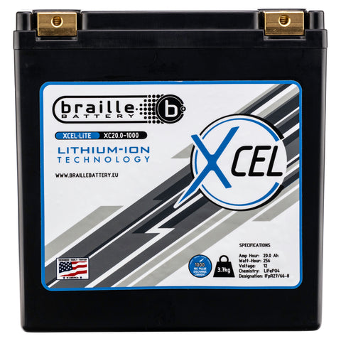 Braille XC20.0-1000 Motorsport Lithium Battery