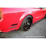 APR Carbon Rear Bumper Skirts Mustang S197 05-09