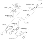 HKS Super Turbo Muffler Yaris GR Gen2