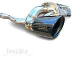 Invidia Q300 Catback Exhaust Supra GR / Z4 M40i with Valve Hyper Black Tip