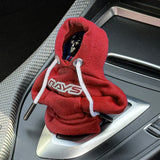 RAYS Official Shift Knob Cover - Red