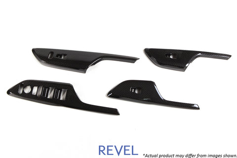 Revel GT Dry Carbon Window Switch Panels Civic Type-R FK8