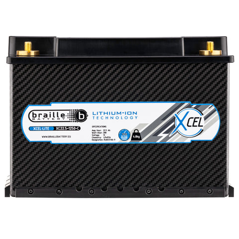 Braille XC22.5-1250-C Motorsport Lithium Battery