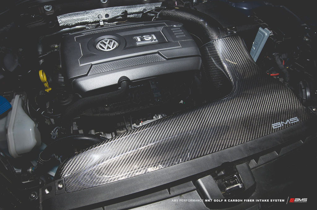 AMS Carbon Fiber Cold Air Intake System VW Golf R MK7 – J-SPEC PERFORMANCE
