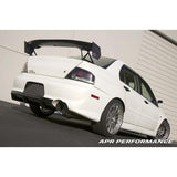 APR Carbon Rear Diffuser EVO 7/8/9 - For USDM Bumper