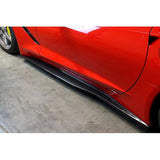 APR Carbon Side Rocker Extensions Corvette C7 14+