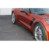 APR Carbon Side Rocker Extensions Corvette C7 Z06 15+