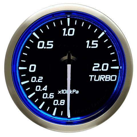Defi Racer Gauge N2 Blue (52mm) - Turbo 2.0