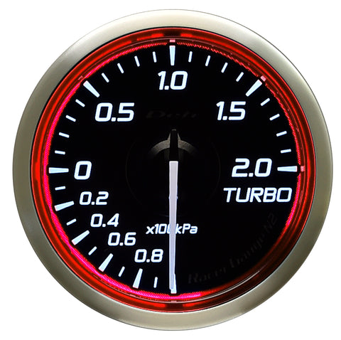 Defi Racer Gauge N2 Red (52mm) - Turbo 2.0