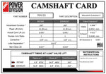 GSC Power-Division Billet S3 Camshafts EVO X