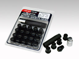 RAYS 19HEX Lock & Nut Set (L31 M12/5H) - Black