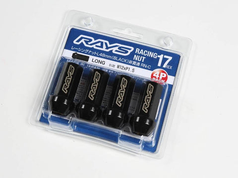 RAYS 17HEX L48 Racing Nut Set Closed End Model