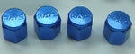 RAYS Aluminum Air Valve Cap Set - Blue