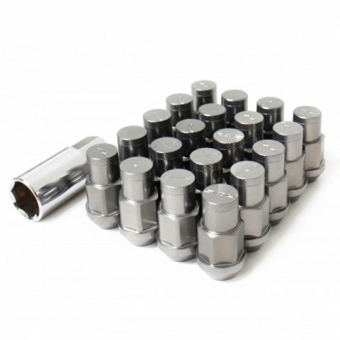 RAYS Medium Type Duralumin Lock & Nut Set - Gunmetal