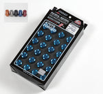 RAYS L37 Duralumin Straight Lock & Nut Set 6-Hole - Blue