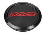 RAYS Volk Racing Center Cap Model-01 Low - Black / Red