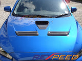 Rexpeed Carbon Hood Scoop Type-1 EVO X