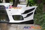 Rexpeed V-Style Carbon Front Splitter Covers EVO X