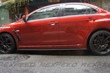 Rexpeed Type-1 Carbon Side Skirt Extensions EVO X