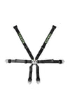 Takata Race 2x2 6-point snap-on Harness - Black